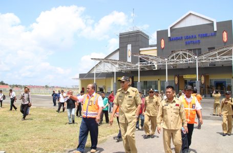 Bandara Tebelian Ditargetkan Operasi Akhir Maret