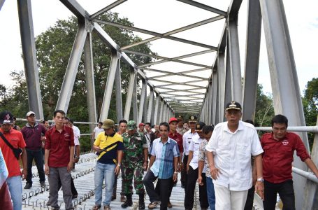 Jembatan Tempunak Ditargetkan Selesai Tahun Ini