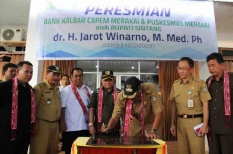Bupati Sintang resmikan Puskesmas Merakai