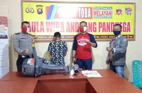 Polsek Toba Ungkap Kasus Pencurian Mesin Speedboat