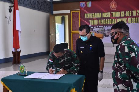 Pjs Bupati Minta Warga Desa Tirta Karya Rawat Jalan TMMD