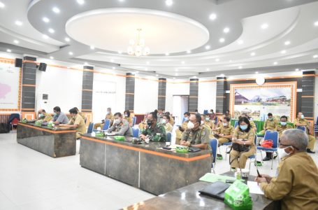 Sintang Evaluasi Penanganan Penyebaran Covid-19