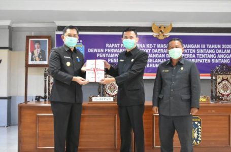 Begini Nota Keuangan Raperda APBD 2021 Sintang