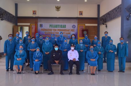 Pengurus TP PKK Sintang Dilantik