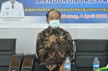 Wabup Sintang: Paradigma Pembangunan Pertanian adalah Pemberdayaan Petani