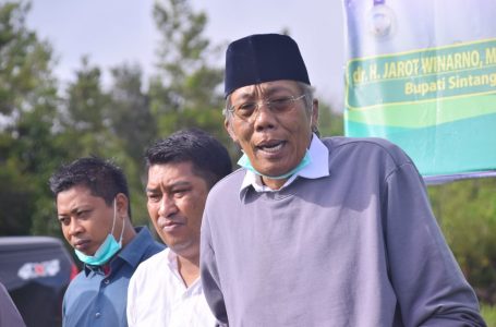 Bupati Letakan Batu Pertama, Pembangunan Masjid Al Islah Dimulai