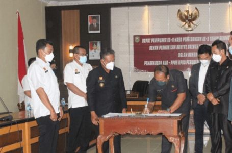 Bupati Sanggau Tandatangani KUA-PPAS APBD Perubahan