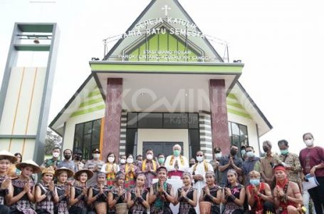 Gereja Katolik Santa Maria Ratu Semesta Alam Diresmikan