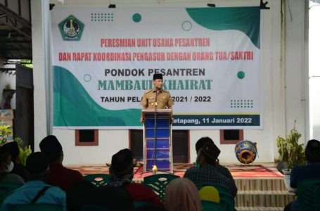 Unit Usaha Pondok Pesantren Mambaul Khairat Diresmikan Wabup