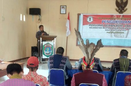 Pengurus DAD Kecamatan Belitang Hilir Resmi dilantik