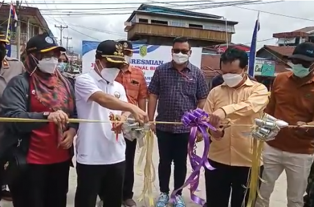 Jembatan Desa Penjajab diresmikan