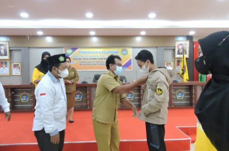 Sekda Sekadau Lakukan Pelepasan Mahasiswa KKL STAIMA Sintang