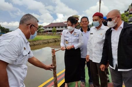 Wakot Singkawang Lakukan Pemancangan Jembatan Penghubung