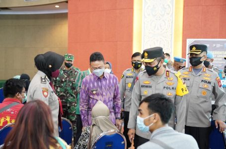 Edi Kamtono Capaian Vaksinasi Hingga 90,26 persen