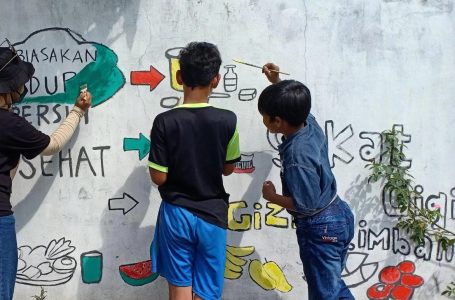 Bentuk Karakter, Tempokpedia Pontianak Gelar Aksi Gambar Mural