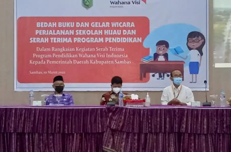 Bupati Sambas Apresiasi Pelaksanaan peluncuran Buku Sekolah Hijau