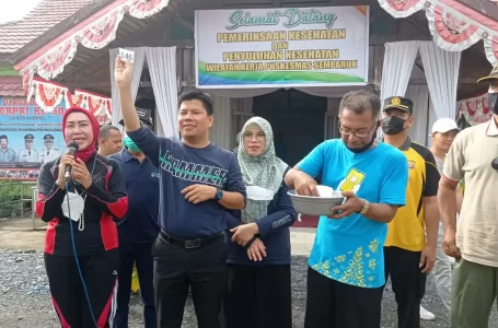 Puskesmas Semparuk Gelar Gebyar Germas