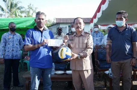 Turnamen Bola Voli Kelurahan Sungai Sengkuang Resmi Dibuka