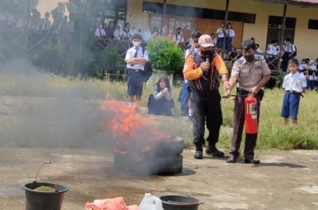 BPBD Gelar  Simulasi Kebakaran  Menggunakan APAR