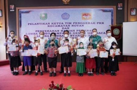 Tingkatkan SDM, Bupati Sanggau Dukung Anak Gemar Membaca