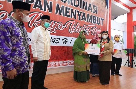 Bupati Landak Sampaikan Laporan  Perkembangan Bahan Pokok
