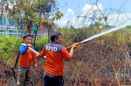 Lahan 1,5 Hektar  di Kecamatan Putussibau Utara Terbakar