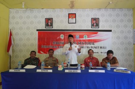 Wabup Wahyudi Ajak Kepala Desa Bunut  Tingkatkan Vaksinasi
