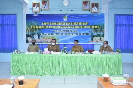 Sekda Ketapang Buka Rakor Pengendalian Cadangan Pangan