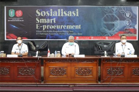 Sekda Kalbar Buka Sosialisasi Implementasi Smart E-Procurement