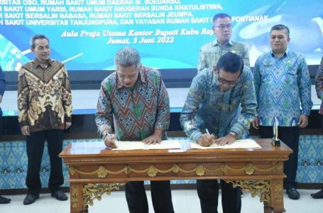 Bupati Muda Lakukan Penandatangan PKS