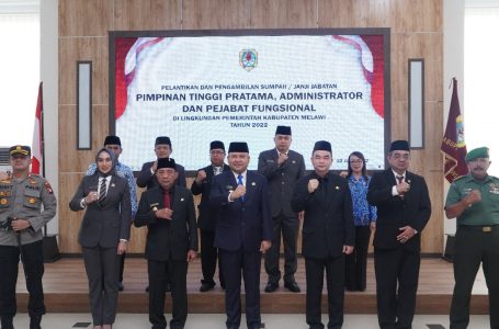 Pejabat  dilingkungan Kabupaten Melawi Dilantik