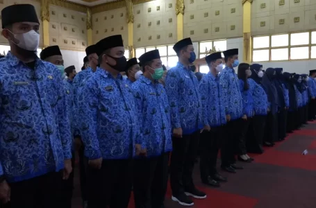 349 CPNS Kabupaten Sambas Laksanakan Sumpah Jabatan
