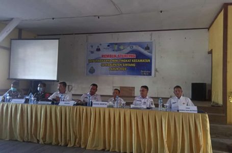 Tim TPPS Sintang Pimpin Rembuk Stunting Kayan Hulu