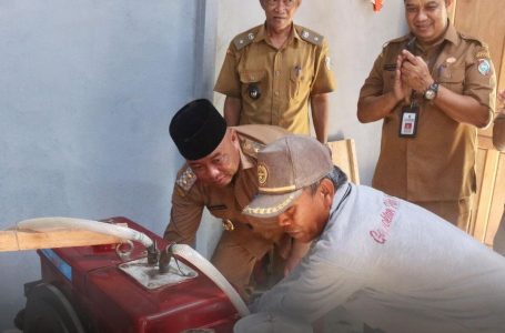 Wabup Pagi Resmikan Lumbung Desa dan Penggilingan Padi￼