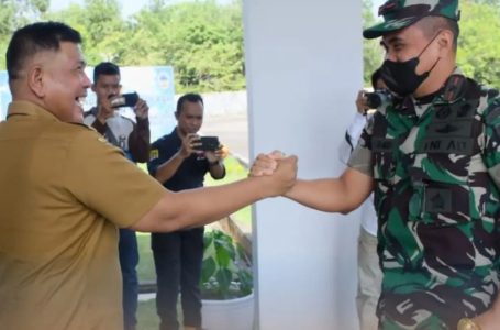 Danrem 121/ABW Lakukan Kunjungan Kerja