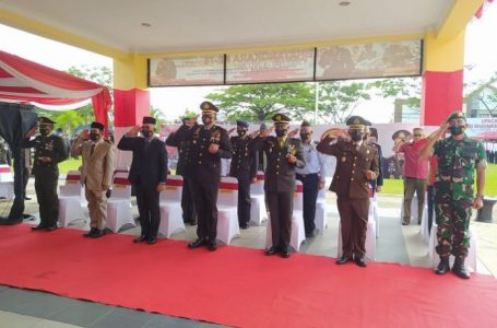 Polres Singkawang Hadiri Upacara Peringati Hari Bhayangkara