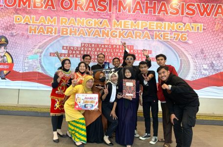 Singa Borneo Juara 2 Lomba Orasi HUT Bhayangkara &nbsp;