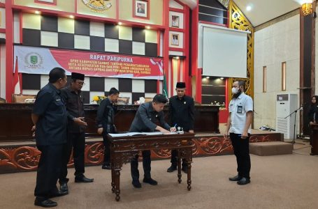 Bupati Lakukan Penandatangan Nota Kesepakatan KUA dan PPAS