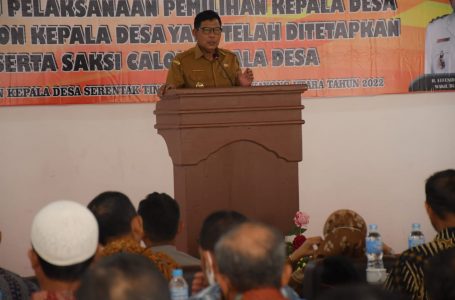 Pemkab Kayong Utara  Sosialiasi Pelaksanaan Pemilihan Kades