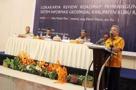 Bupati Buka Lokakarya Penguatan Peta Kerja Geospasial