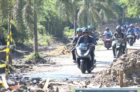 Wabup Monitoring Pembangunan Jalan