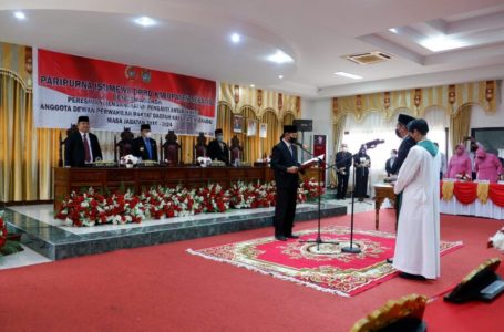 Pengangkatan PAW, Occy Hendrata Resmi Dilantik