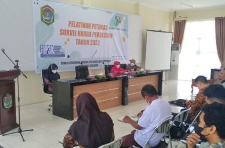 Kepala DKP3 Sekadau Buka Pelatihan Petugas Survey Harga Perdesaan