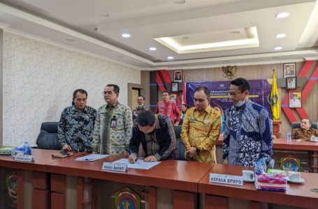 Wabup Hadiri Penandatanganan Perjanjian Kerjasama Pemungutan Pajak