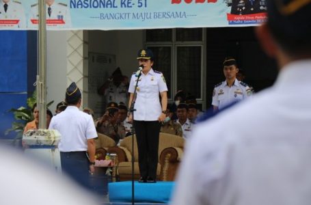 Peringati HARHUBNAS, Wakot Sampaikan Untuk Benahi Pembangunan