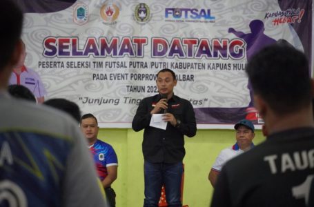 Seleksi Futsal Putra Porprov XIII DIbuka