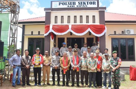 Kantor Polsub Sektor Kecamatan Air Upas Diresmikan