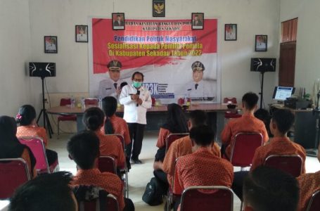 Kesbangpol Sosialisasi Pendidikan politik Bagi Pemilih Pemula