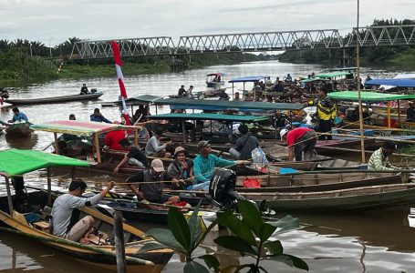 195 Peserta Ikuti Lomba Mancing Udang Se-Kecematan Sambas