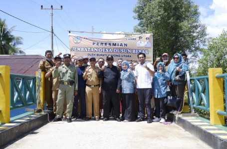 Jembatan Dusun Besar Diresmikan